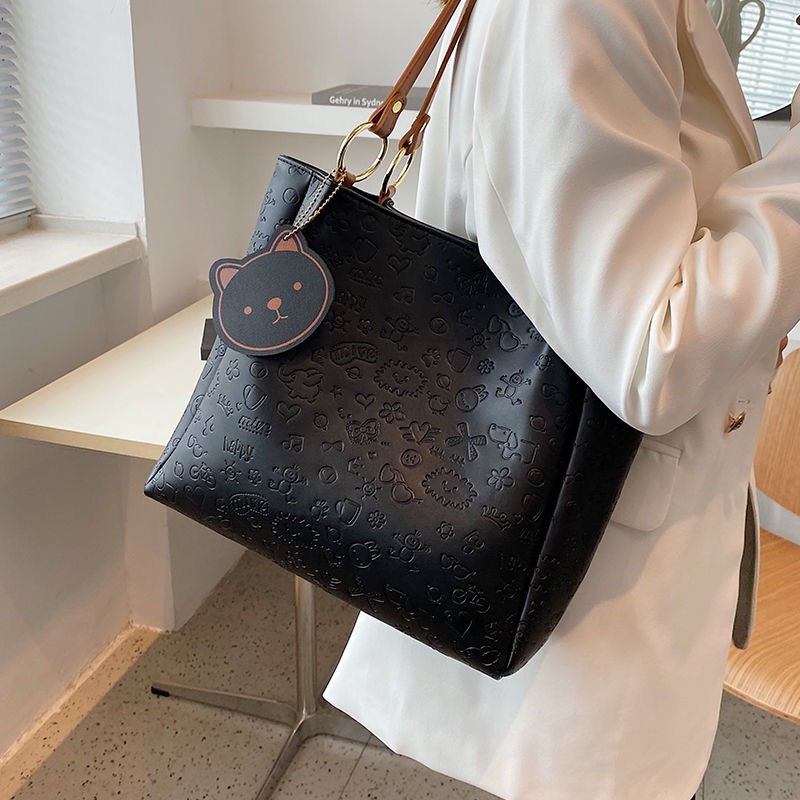 Túi xách công sở thời trang size to kèm stick | BigBuy360 - bigbuy360.vn