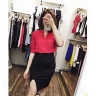 áo sơ mi cộc tay nữ hàng quảng châu