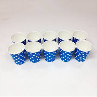 Set 10 cốc giấy chấm bi