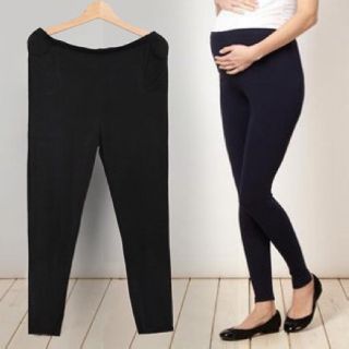 Quần legging vải zip có 2 túi trước `