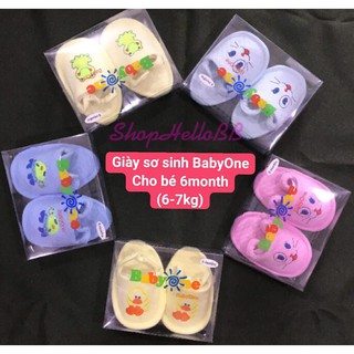 Giày sandal bít BabyOne SS0444 (size 3month, 6month)
