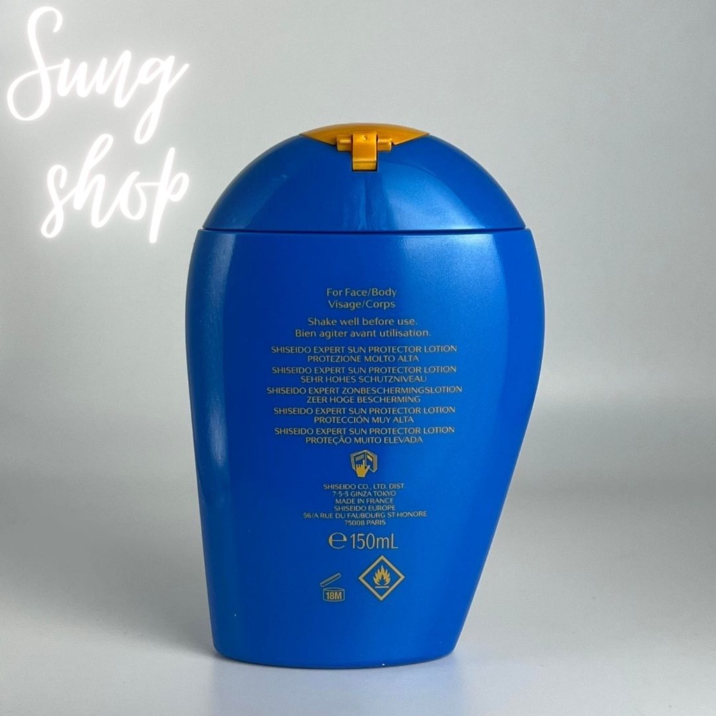 Kem chống nắng Shiseido Global Sun Care chống nước SPF50 150ml