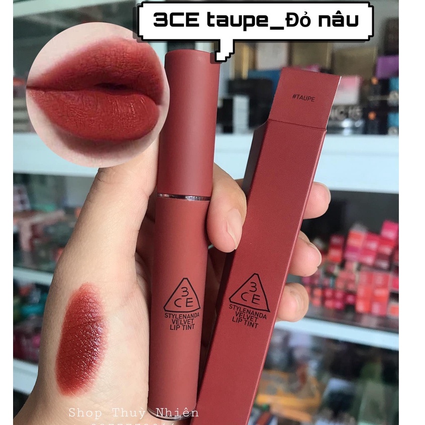 Son kem 3CE Màu #Taupe