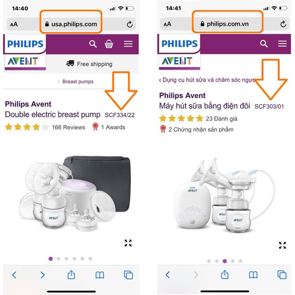 MÁY HÚT SỮA ĐIỆN ĐÔI PHILIPS AVENT-HÀNG ENGLAND