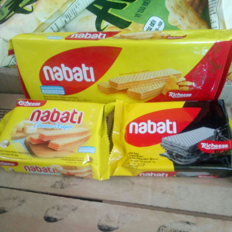 (ẢNH THẬT NHÀ CHỤP) Bánh xốp Nabati Cheese Wafer kem phô mai