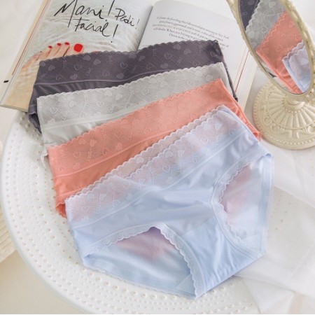 hot-Quần Lót SU cạp ren tim có( size)