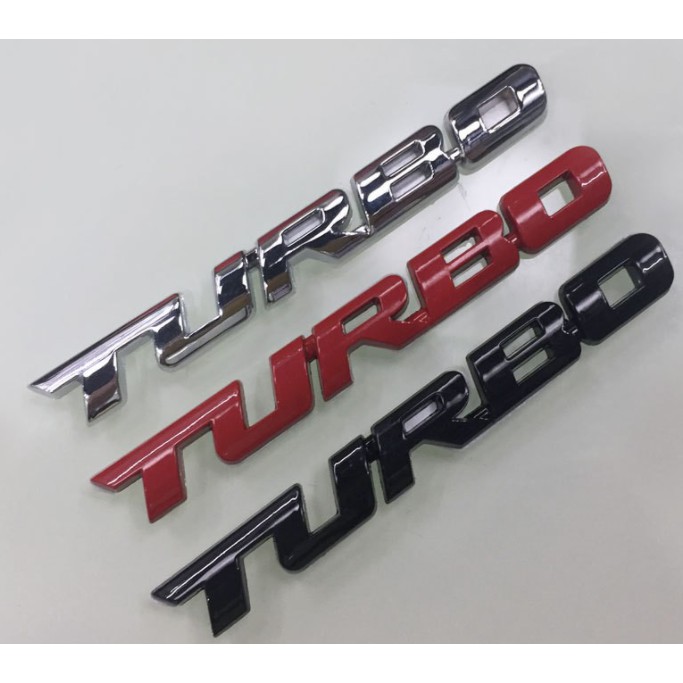 CHỮ TURBO KIM LOẠI CAO CẤP