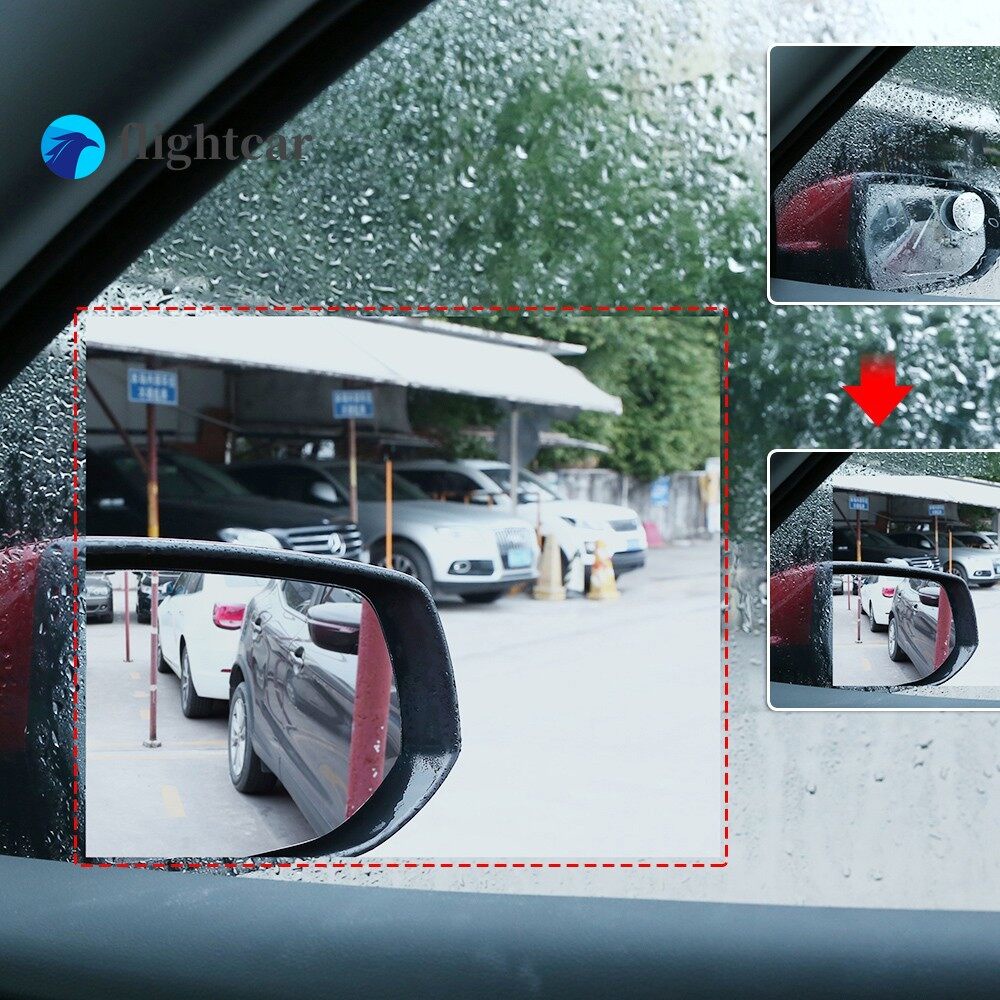 Bộ 2 Miếng Dán Nano Chống Thấm Nước Chống Sương Mù Dành Cho Gương Chiếu Hậu Xe Hơi GTIOATO