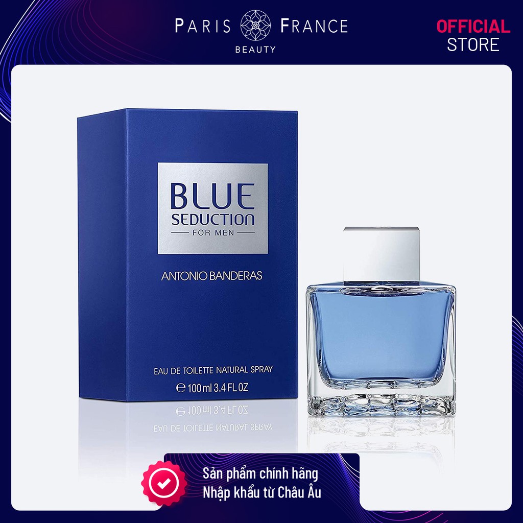 Paris France Beauty Nước Hoa Nam Antonio Banderas Blue Seduction