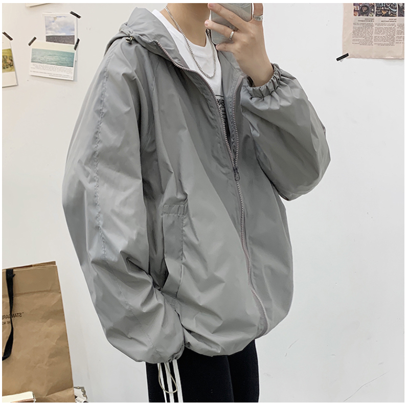 Áo khoác dù màu trơn cá tính hợp thờI trang cho nam | BigBuy360 - bigbuy360.vn