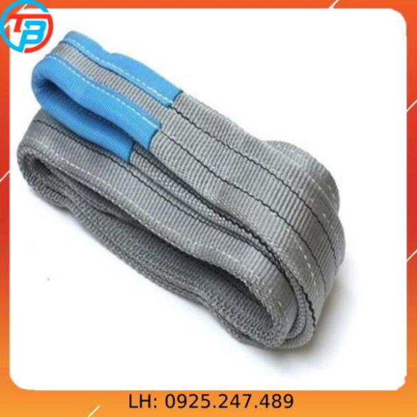 Dây cáp vải cẩu hàng 4 Tấn - bản 100mm - Hệ số 5:1 - 6 Mét CÁP THÉP Thái Bình VinàN