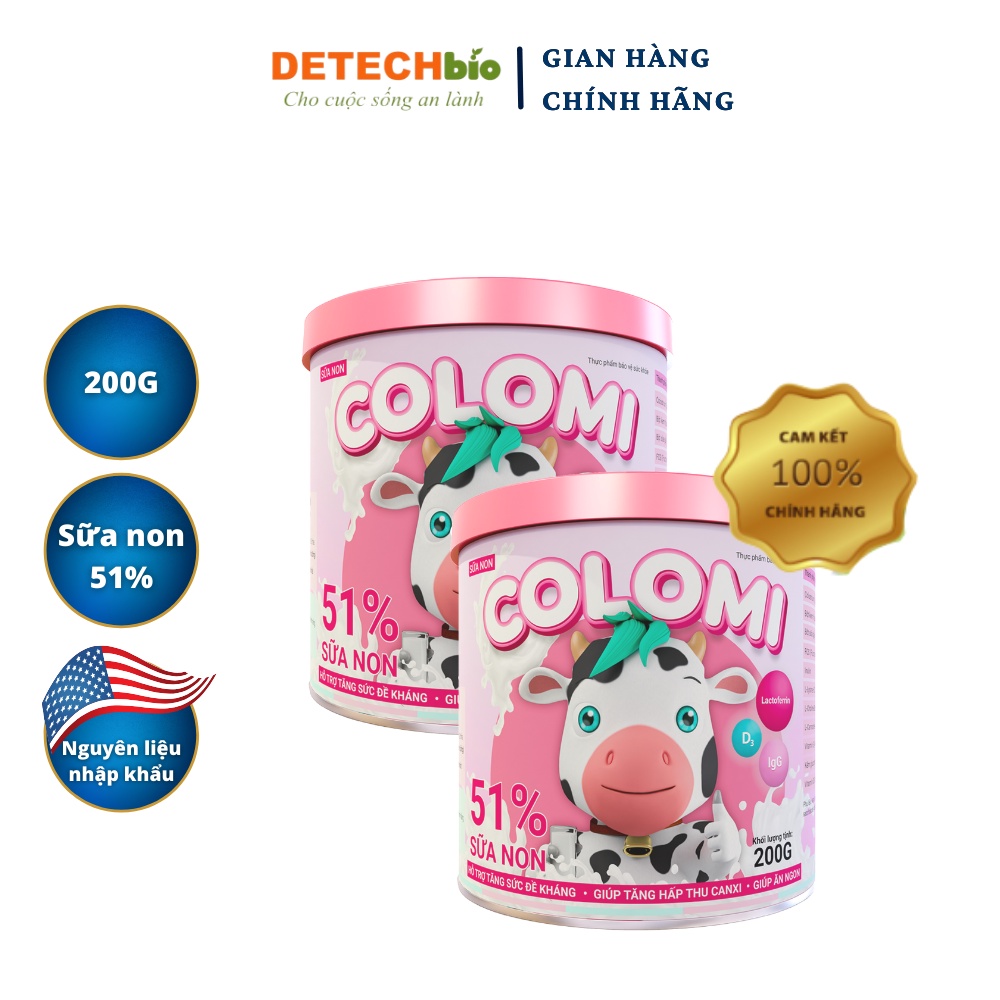 Combo 2 Sữa non COLOMI dành cho trẻ em (200g)