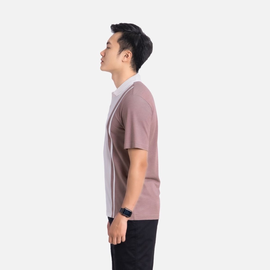 Áo phông polo nam CIZA basic vải co giãn thấm hút phong cách trẻ trung năng động form rộng size S M L XL APNR66