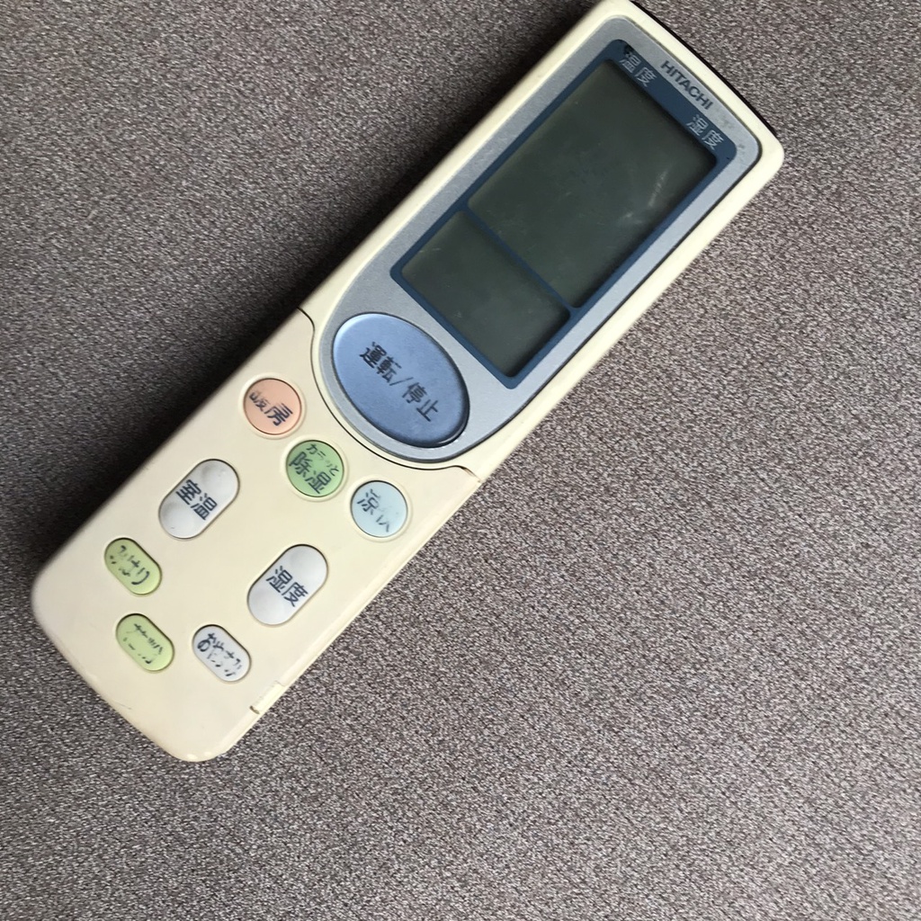 Điều khiển điều hòa hitachi hàng nội địa nhật 9 nút, Remote máy lạnh hitachi hàng zin theo máy