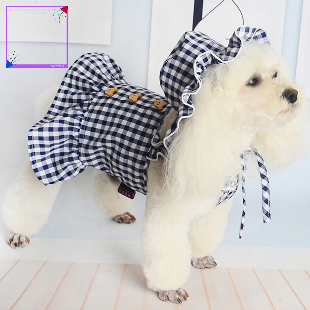 Chân Váy Hai Lớp Mềm Mại Chống Gió Thời Trang Xuân Hè Cho Cún Cưng