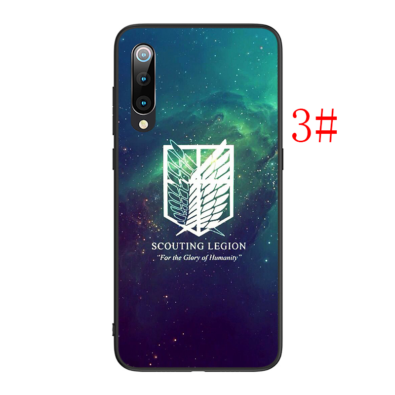 Ốp Lưng Silicone Mềm In Hình Anime Attack On Titan Cho Redmi 6 Pro 6a 7 7a 8 8a 9 9a 9c