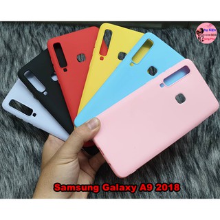 Ốp Lưng Silicon Samsung A9 2018 Gồm 6 Màu Tùy Chọn: Đen, Đỏ, Hồng, Tím Nhạt, Vàng, Xanh Blue