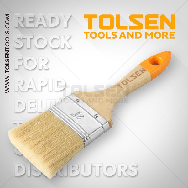 Cây Cọ Sơn Cán Gỗ 1"12mm - 4"17mm Tolsen 40121-26