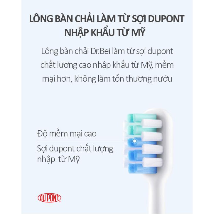 Đầu bàn chải điện Xiaomi BETC01 | Đầu bàn chải XIAOMI T100 | Đầu bàn chải XIAOMI T300 | MIHOANGGIA