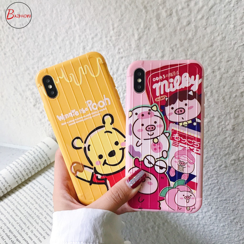 Ốp lưng iphone họa tiết heo hồng siêu dễ thương 5/5s/6/6plus/6s/6s plus/6/7/7plus/8/8plus/x/xs/xs max/11/11 pro/11 proma