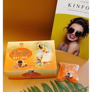 Trà Giảm Cân Gạo Lứt Hạt Chia HERA tặng kèm thước dây