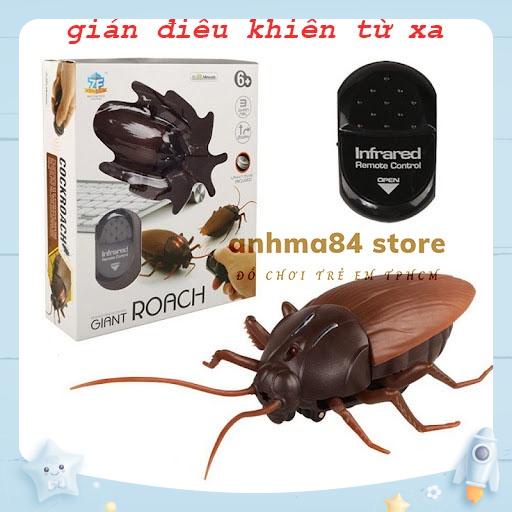 Đồ chơi Gián ĐIỀU KHIỂN TỪ XA Giant Roach - Gián mini điều khiển từ xa có đèn độc đáo - anhma84 store - cam kết y hình