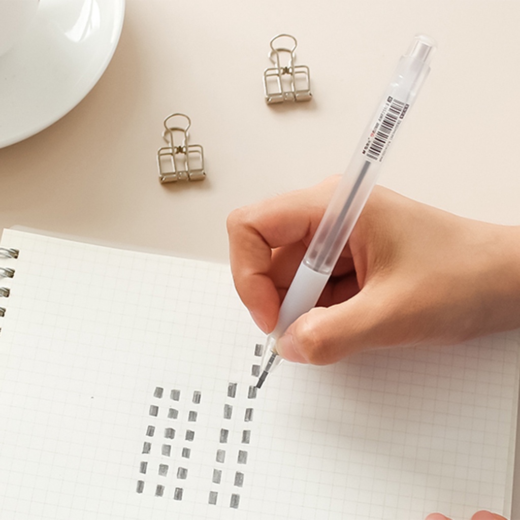 Set 2 Bút Chì Cơ Học Trong Suốt 2B