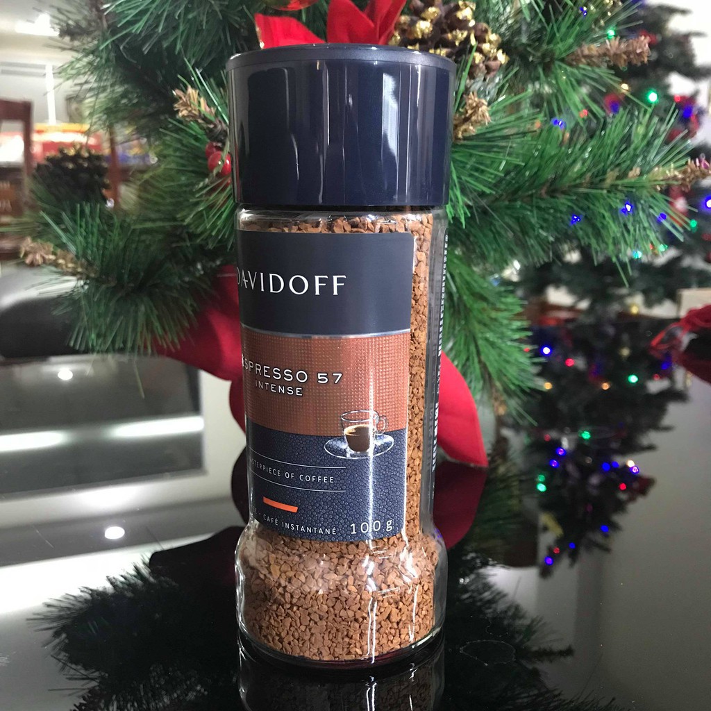 [Chính hãng] Cà phê hòa tan cao cấp Davidoff Espresso 57 (Tchibo Đức) lọ 100g