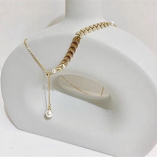 Dây chuyền bạc 925 nữ hình lá lúa tiểu thư-