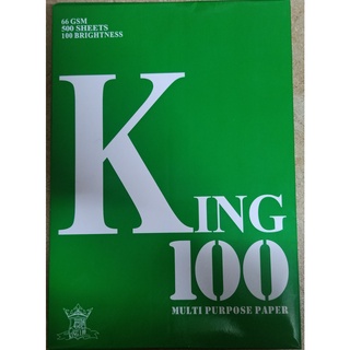 Giấy in a4 king100 định lượng 66g/m2