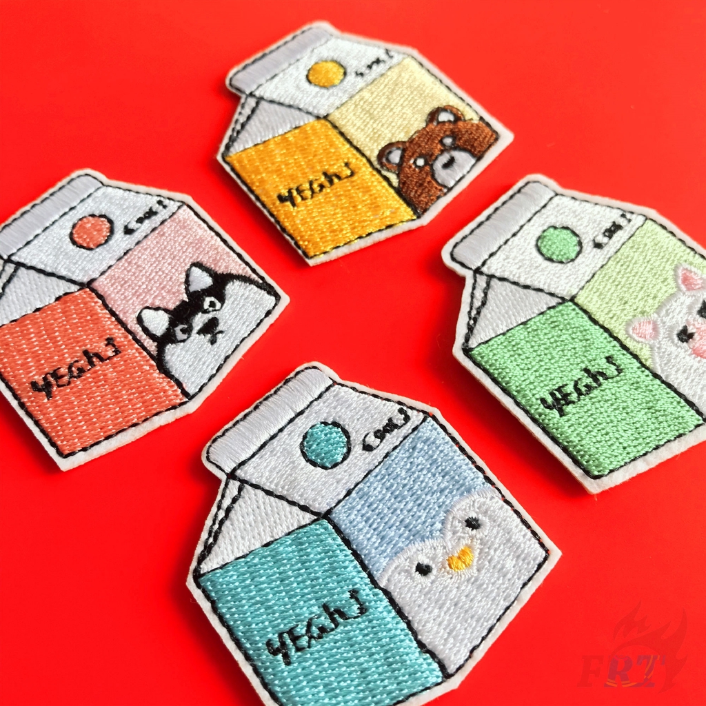 Miếng dán quần áo hình bình sữa hoạt hình