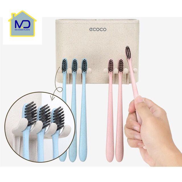 Bộ cắm bàn chải để đồ kèm 2 cốc ECOCO 1701