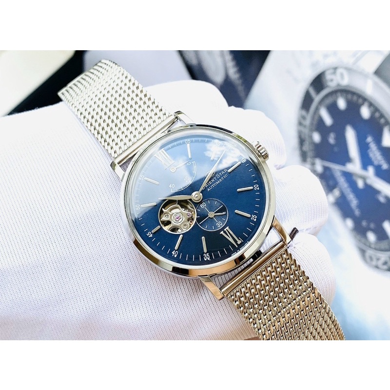 đồng hồ nam ORI.ENT STAR OPEN HEART WZ0151DK