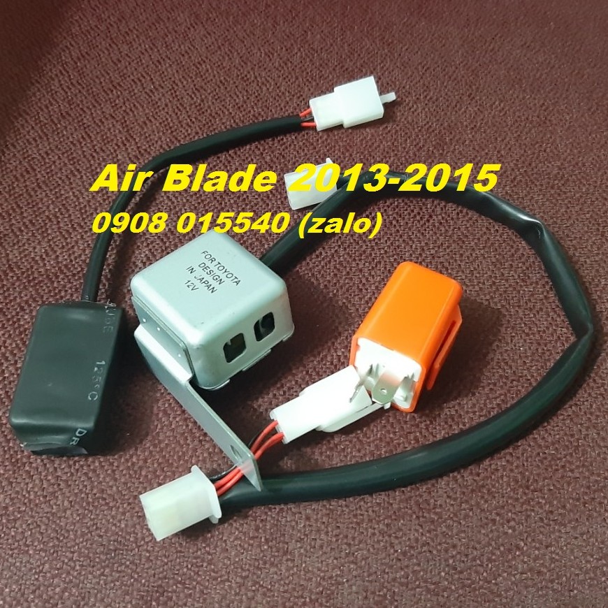 Bộ dây Ting Tong xe Air Blade + Hazard (đời 2013-2015) &amp; chớp Điện Tử