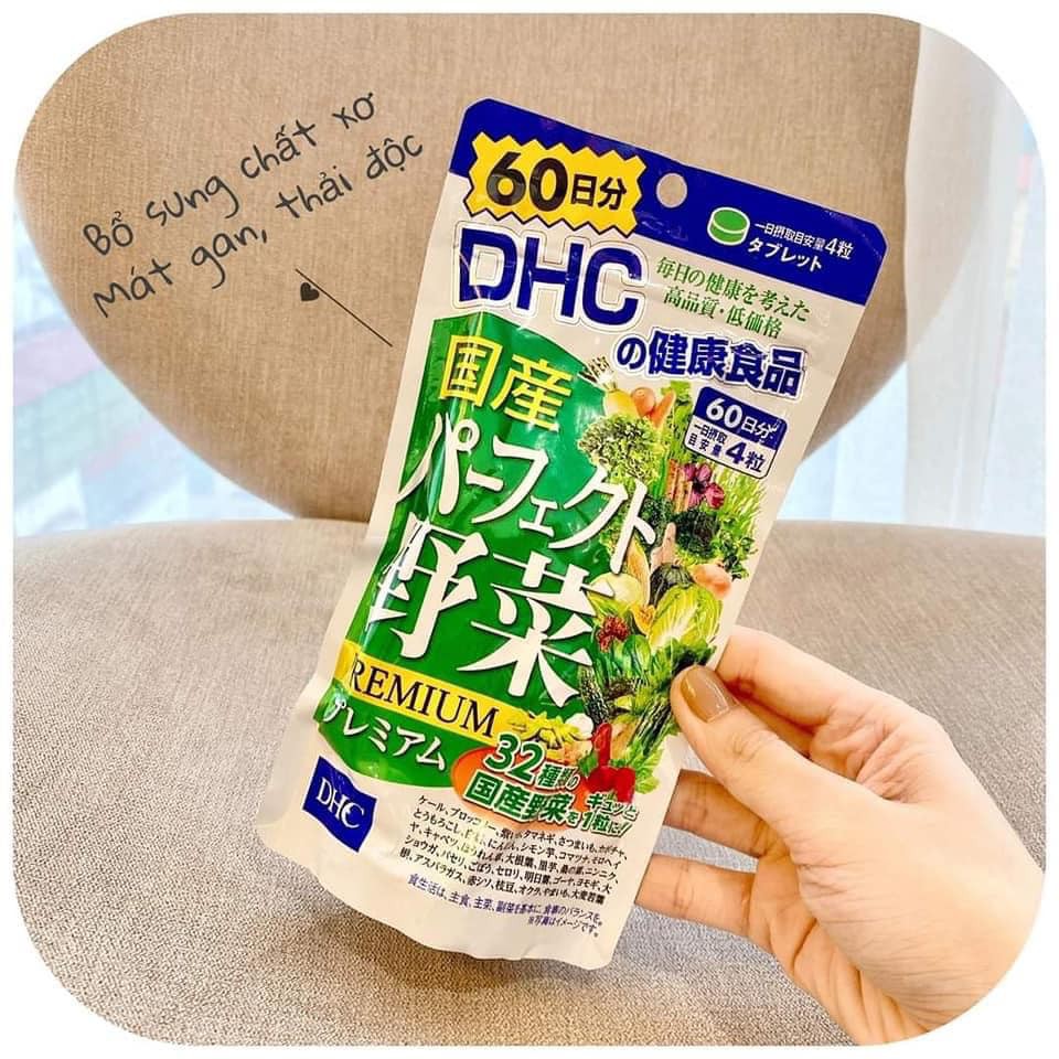 [Mã 11FMCGSALE1 giảm 10% đơn 250K] Viên uống DHC rau củ 60 ngày