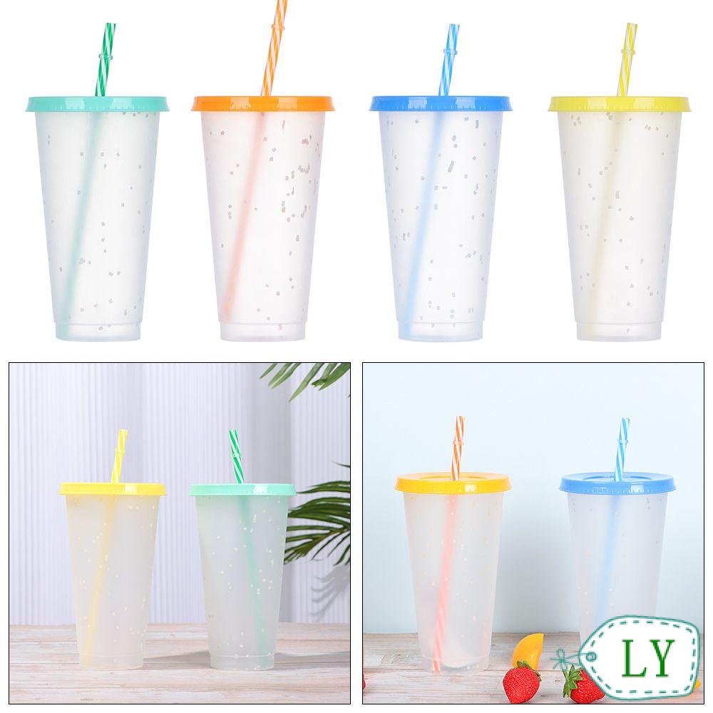 Cốc Uống Cà Phê Đổi Màu Theo Nhiệt Độ Bằng Nhựa Pp Nhỏ Gọn Thời Trang