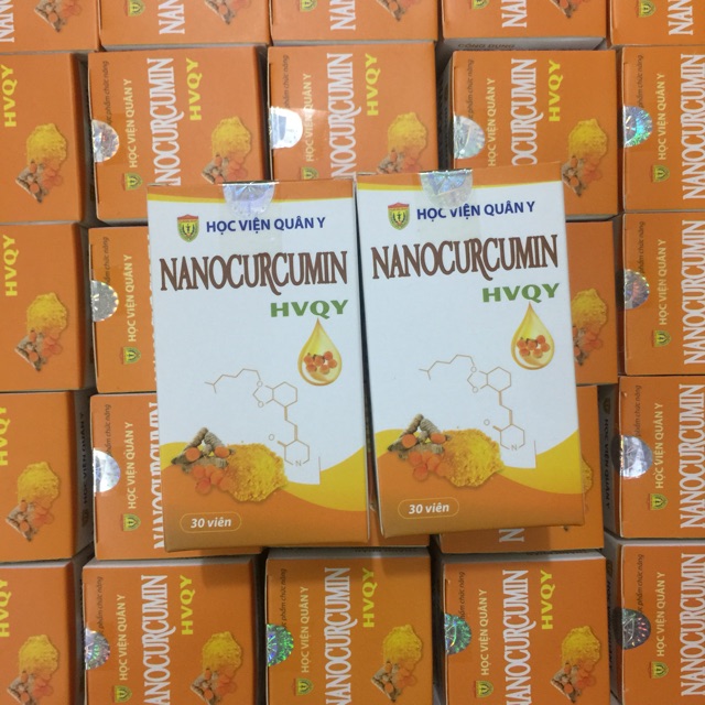 [CHÍNH HÃNG] Viên Uống Nano Curcumin Học Viện Quân Y giúp trẻ hoá làn da hỗ trợ điều trị dạ dày hoành tá tràng