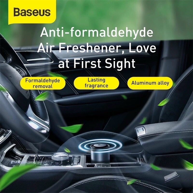 Bộ nước hoa khử mùi ô tô, lọc không khí ô tô Baseus Ripple Car Cup Holder Air Freshener Bảo hành 12 tháng