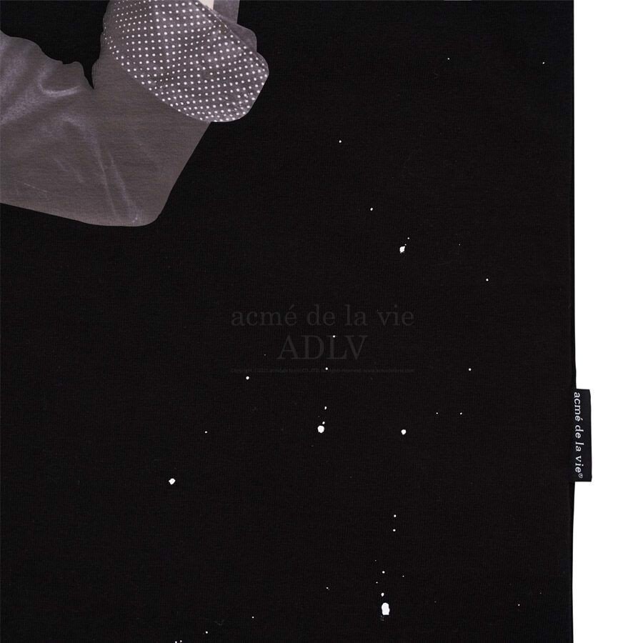 (HÀNG CHÍNH HÃNG) Áo thun ADLV - Acmé de la vie - Baby Face Sleeve T-Shirt Black Space Travel LinhLyxAuth