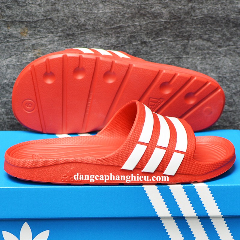 Dép Adidas Duramo chính hãng đỏ trắng