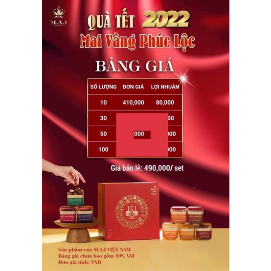 Hộp Quà Tết Hộp Mứt Tết 2022 - Mứt Nhà Mai | BigBuy360 - bigbuy360.vn