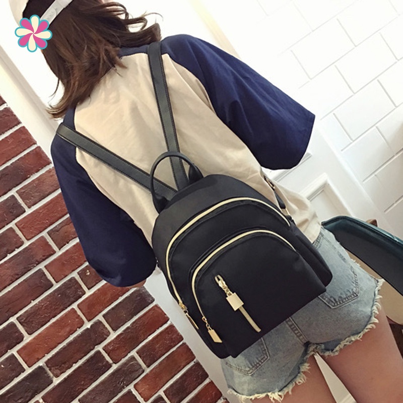 Balo Du Lịch Vải Nylon Chống Thấm Nước Thời Trang Cho Nữ