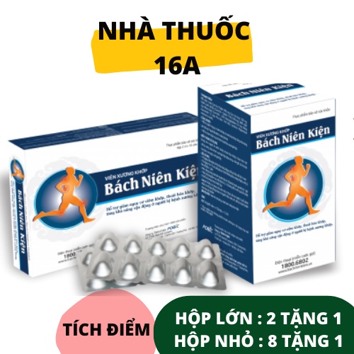 BÁCH NIÊN KIỆN - HỖ TRỢ GIẢM ĐAU NHỨC XƯƠNG KHỚP, THOÁI HÓA KHỚP