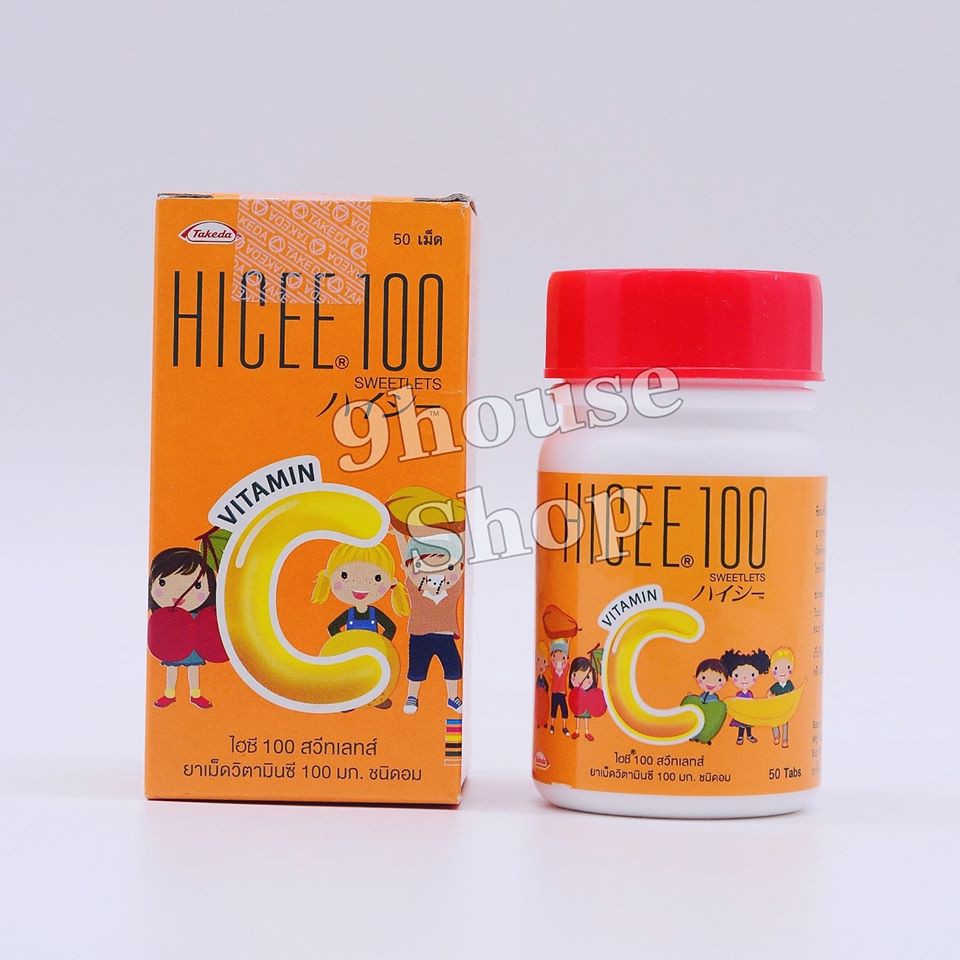 01 Hủ Kẹo Ngậm C Cho Bé HICEE 100 SWEETLETS Thái Lan 50 VIÊN [DATE 11/22]