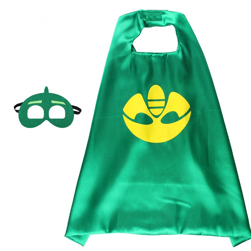 Mặt nạ có đèn LED / áo choàng hóa trang nhân vật anime PJ cho trẻ em