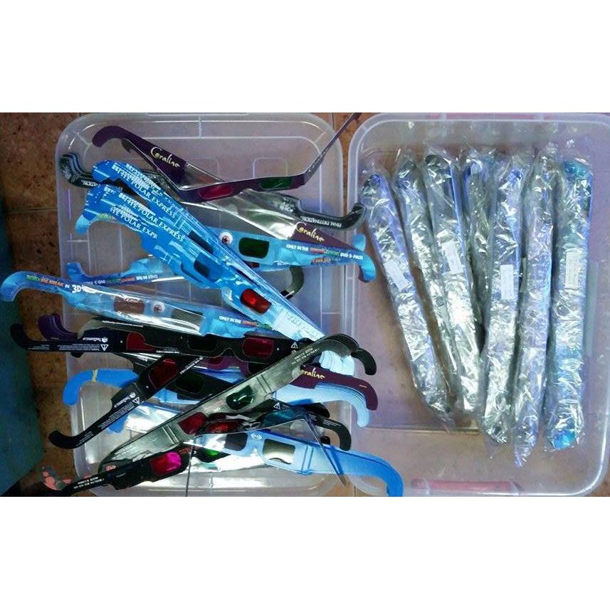 Kính xem phim 3D công nghệ ColorCode xem trên màn hình 2D thông thường