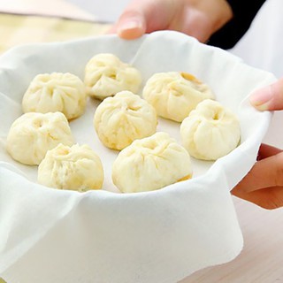 Tấm vải cotton bông lót hấp bánh bao thân thiện với môi trường có thể tái sử dụng tiện lợi cao cấp