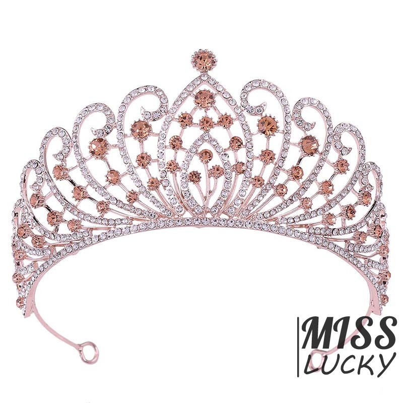 ❤HHN-VN 2019New High Grade Baroque Crown Tiara Europe and the United States Beam Luxury Handmade Rhi | BigBuy360 - bigbuy360.vn