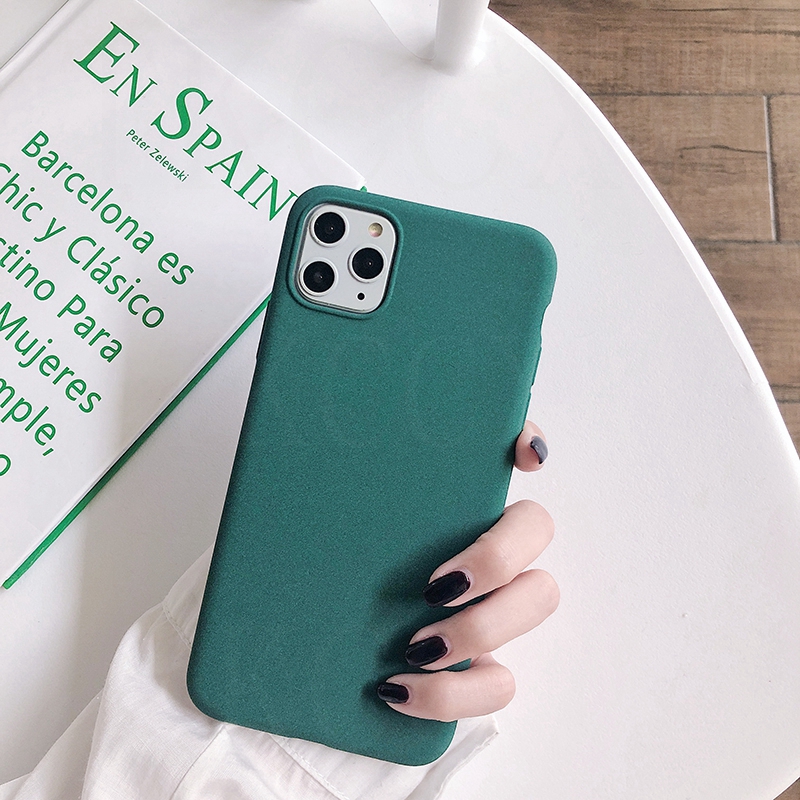 Ốp Điện Thoại TPU Mềm Mỏng Nhám Chống Dấu Vân Tay Cho iPhone 11 Pro Max XS Max XR X SE 2020 | BigBuy360 - bigbuy360.vn