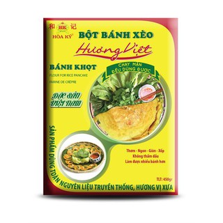 BỘT BÁNH XÈO Hương Việt, trộn sẵn thơm ngon giòn béo